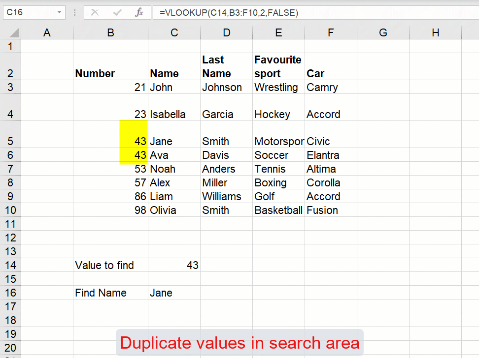 Unique values Excel