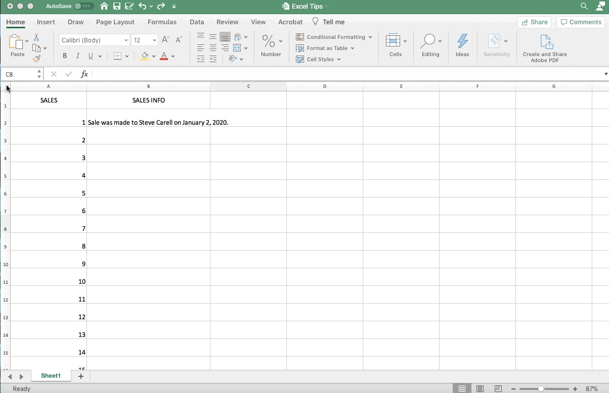 gif resizing excel columns